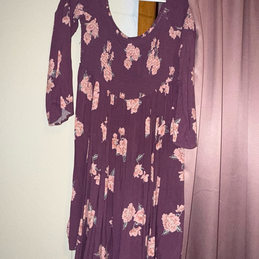 Torrid Purple Floral Dress